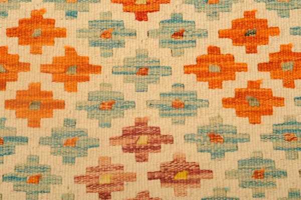 Tappeto Afgano Kilim Passatoia 195x62 cm Dettaglio