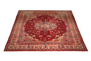 Tappeto Persiano Mashad 410x300cm- Refurbished Prospettiva