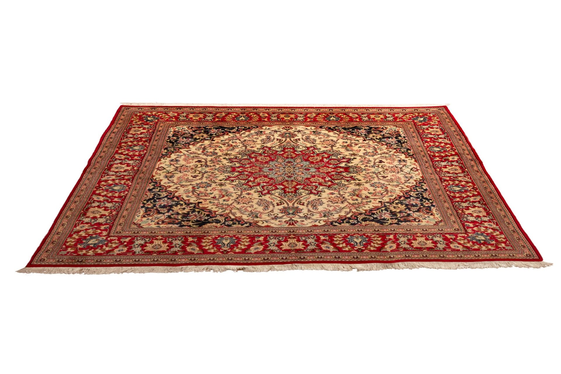 Tappeto Persiano Kum 200x200 cm Prospettiva