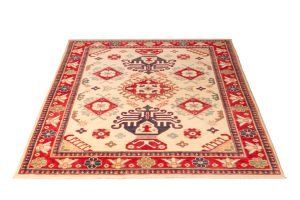 Tappeto Afgano Uzbek 207x146 cm Prospettiva