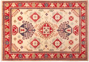 Tappeto Afgano Uzbek 207x146 cm Alto