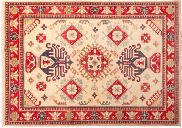 Tappeto Afgano Uzbek 207x146 cm Alto