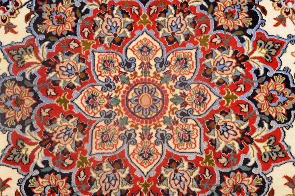 Tappeto Persiano Esfahan 244x159 cm Dettaglio