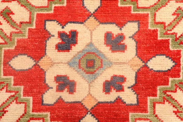 Tappeto Afgano Uzbek 207x146 cm Dettaglio