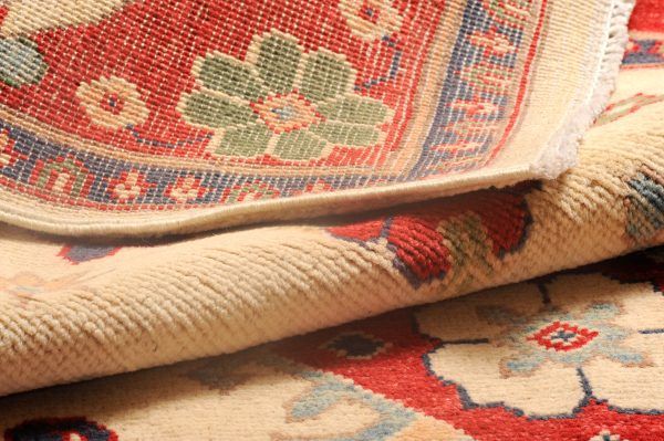 Tappeto Afgano Uzbek 207x146 cm Dettaglio