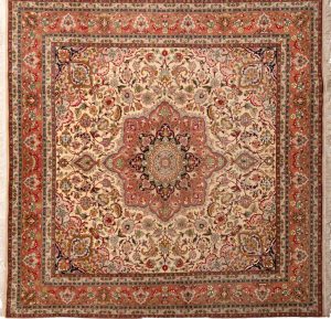 Tappeto Persiano Tabriz 60 Raj 202x200 cm Alto