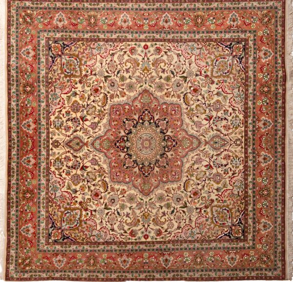 Tappeto Persiano Tabriz 60 Raj 202x200 cm Alto