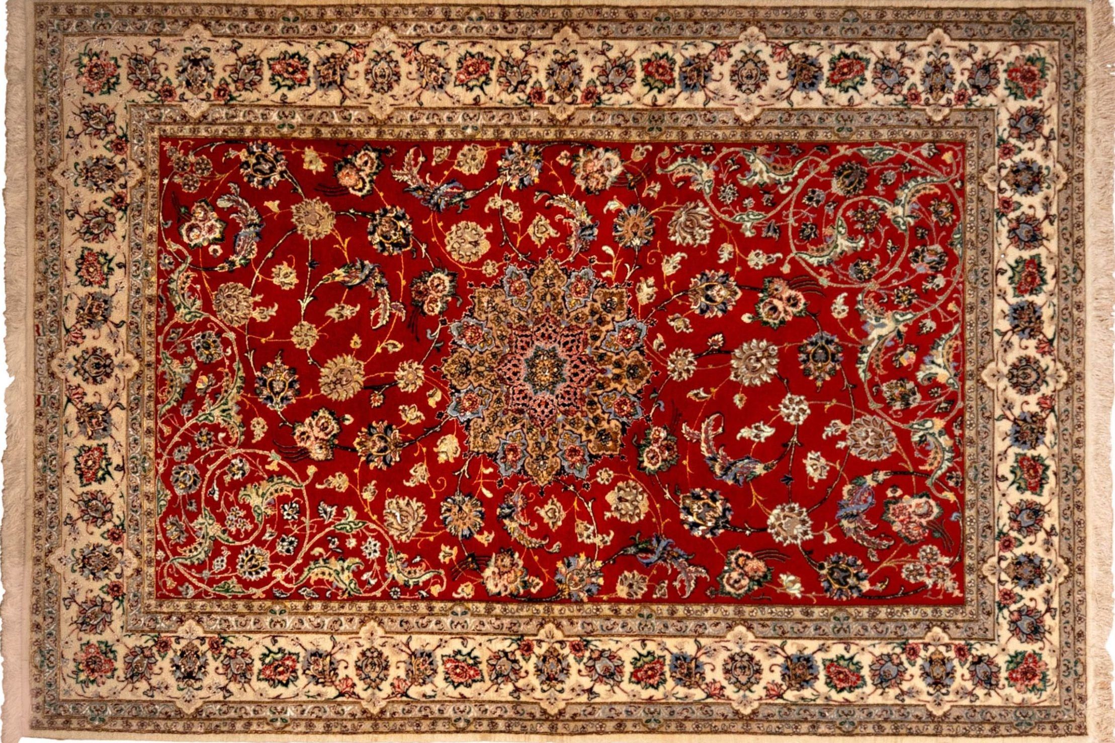 Tappeto Persiano Esfahan 220x155cm Alto