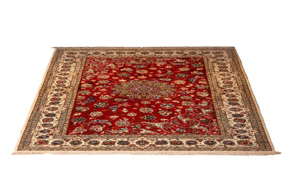Tappeto Persiano Esfahan 220x155cm Prospettiva