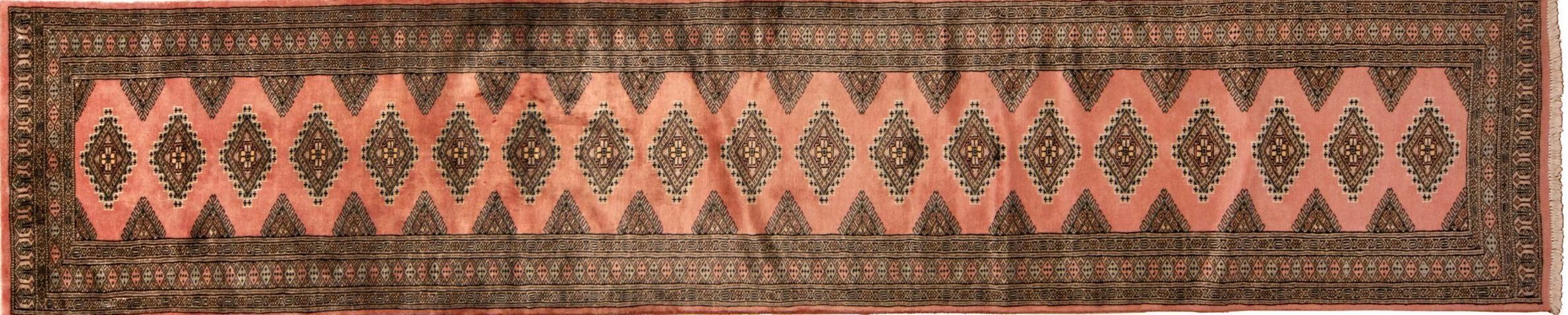 Tappeto Passatoia Pakistan Kashmir Super 388x079 cm Alto