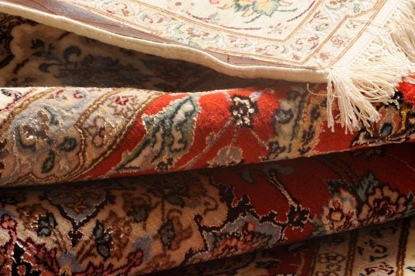 Tappeto Persiano Esfahan 220x155cm Dettaglio