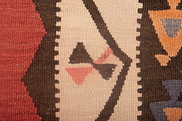 Tappeto Persiano Kilim Passatoia 394x253 cm Dettaglio