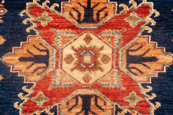 Tappeto Afgano Kazak 299x202 cm Dettaglio