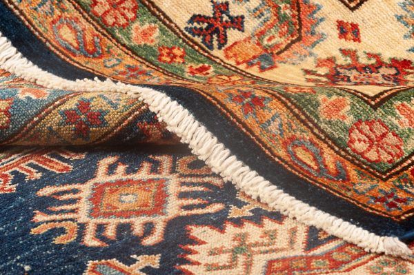 Tappeto Afgano Kazak 299x202 cm Dettaglio