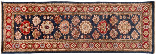 Tappeto Passatoia Afgano Kazak Super 214x74 cm Alto