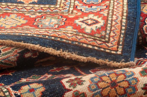 Tappeto Passatoia Afgano Kazak Super 214x74 cm Dettaglio