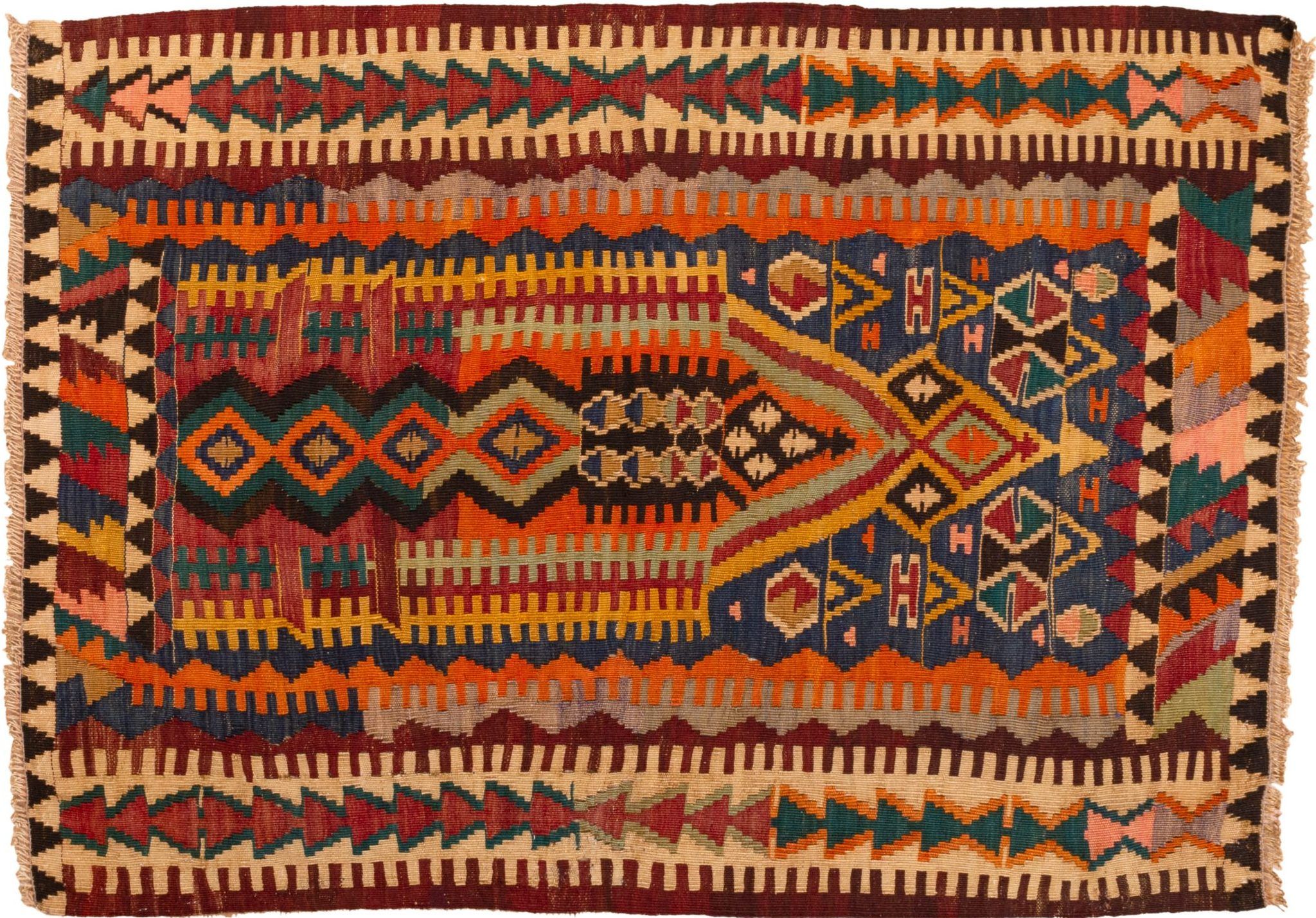 Tappeto Turchia Kilim Antico 140x98 cm Alto
