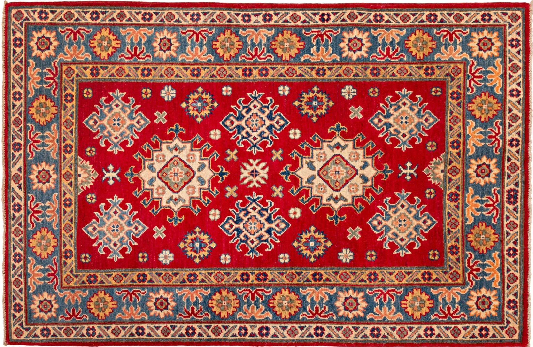 Tappeto Afgano Uzbek 149x97 cm Alto