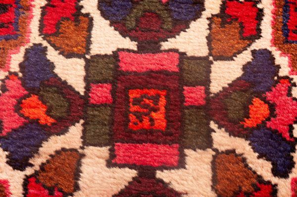 Tappeto Passatoia Persiano Hosseinabad 390x80 cm - Refurbished Dettaglio
