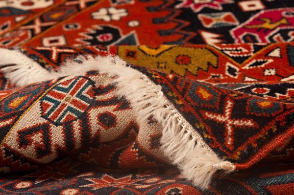 Tappeto Persiano Gucian Refurbished Dettaglio