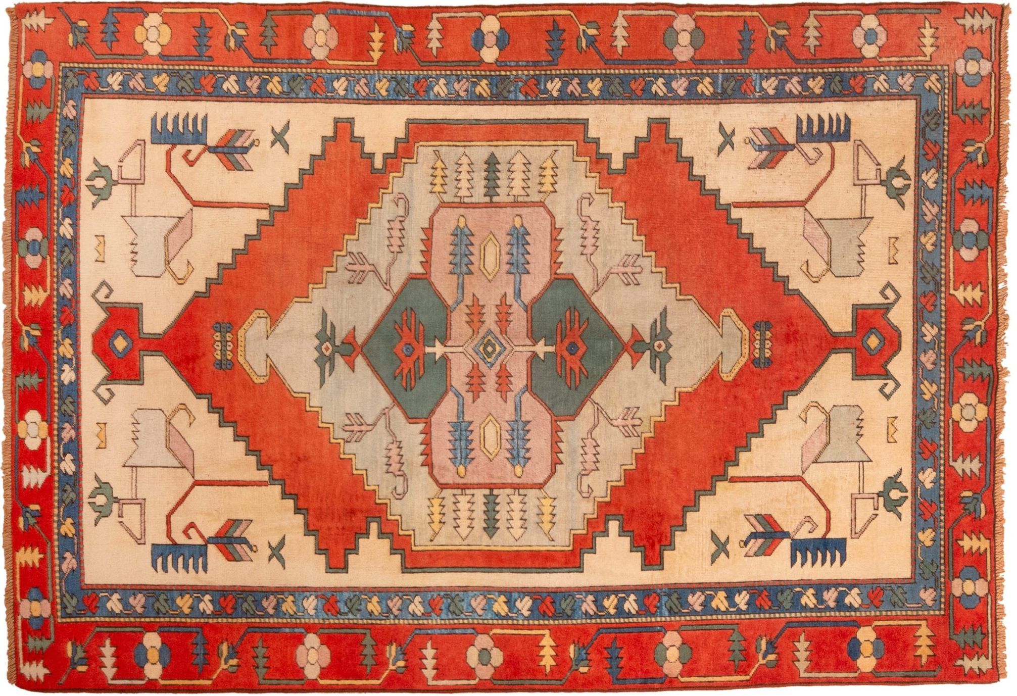 Tappeto Turco Anatolia 309x215cm - Refurbished Alto