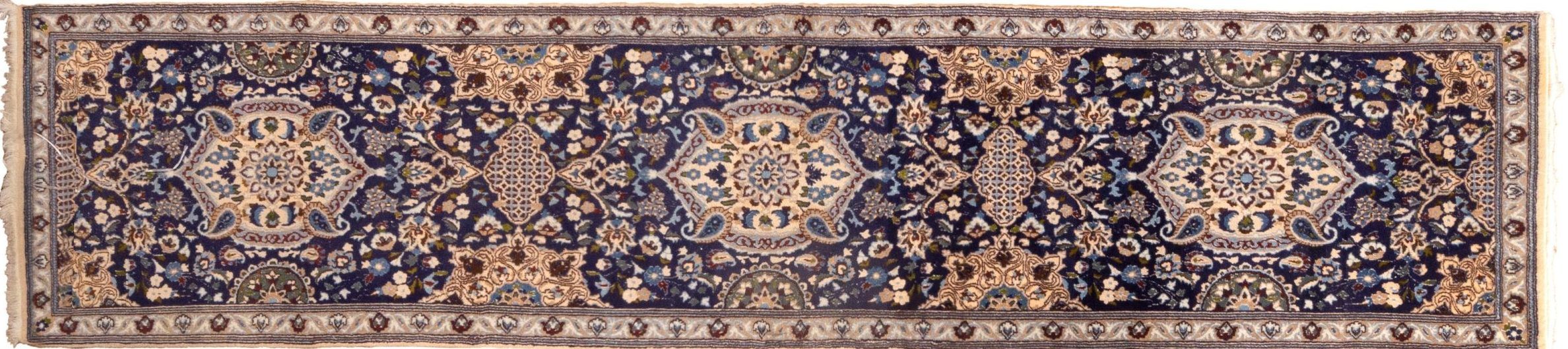 Tappeto Persiano Nain 400x90cm Alto