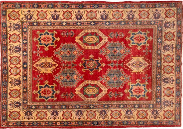 Tappeto Afgano Uzbek 261x181cm -Alto