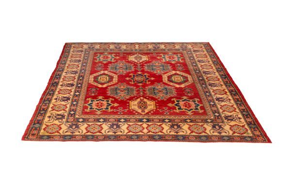Tappeto Afgano Uzbek 261x181cm Prospettiva