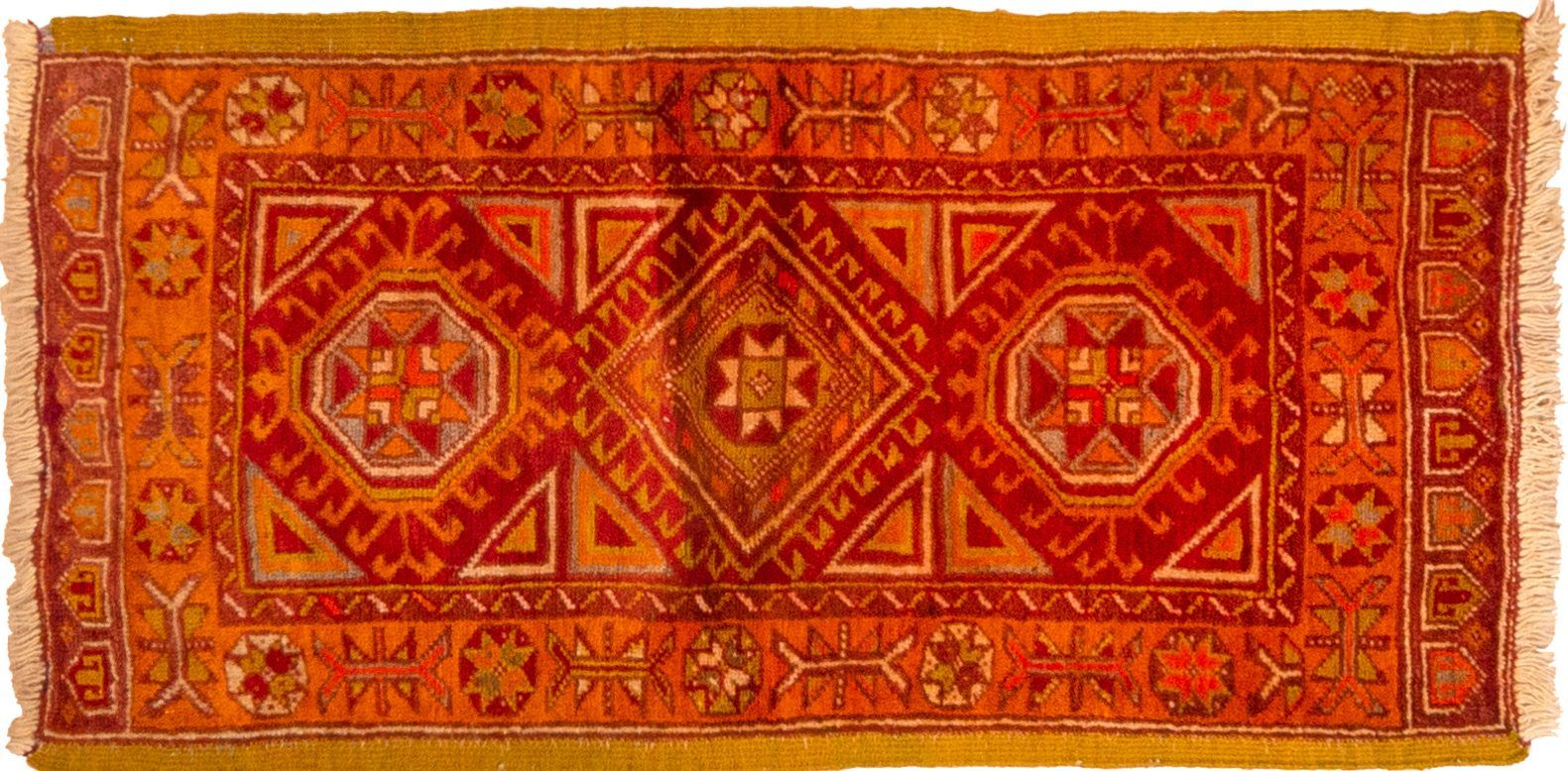 Tappeto Turchia Anatolia Antico 130x65cm Alto