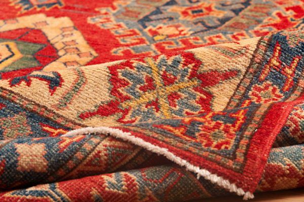 Tappeto Afgano Uzbek 261x181cm Dettaglio
