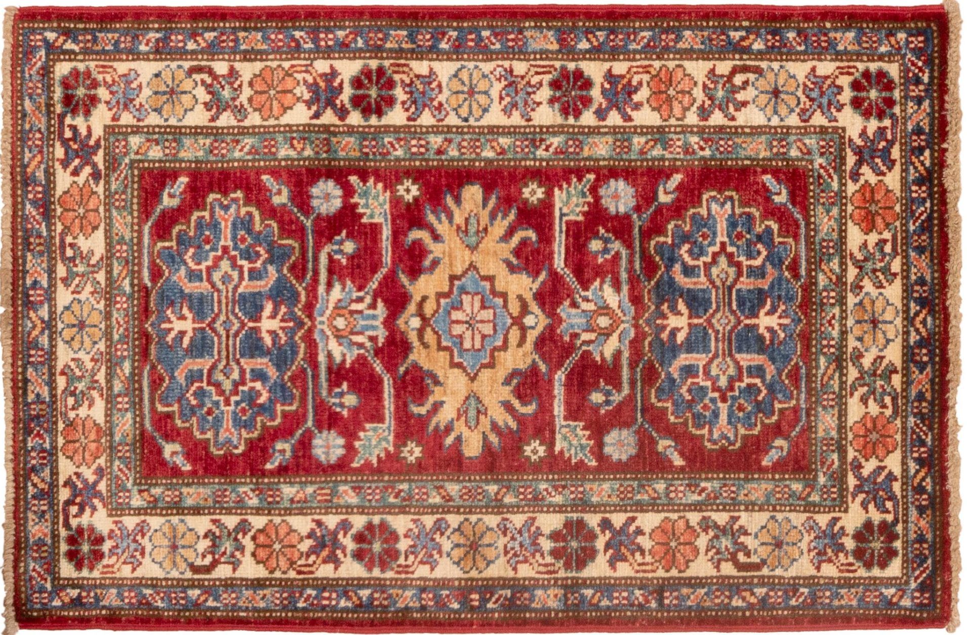 Tappeto Afgano Kazak Super 96x60cm Alto