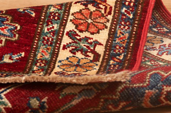 Tappeto Afgano Kazak Super 96x60cm Dettaglio
