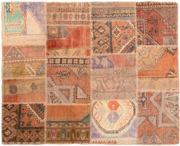 Tappeto Turchia Patchwork 189x154cm Alto