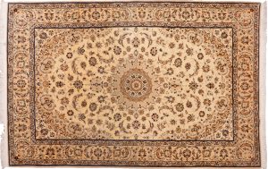Tappeto Persiano Nain 6 capi 201x130 cm Alto