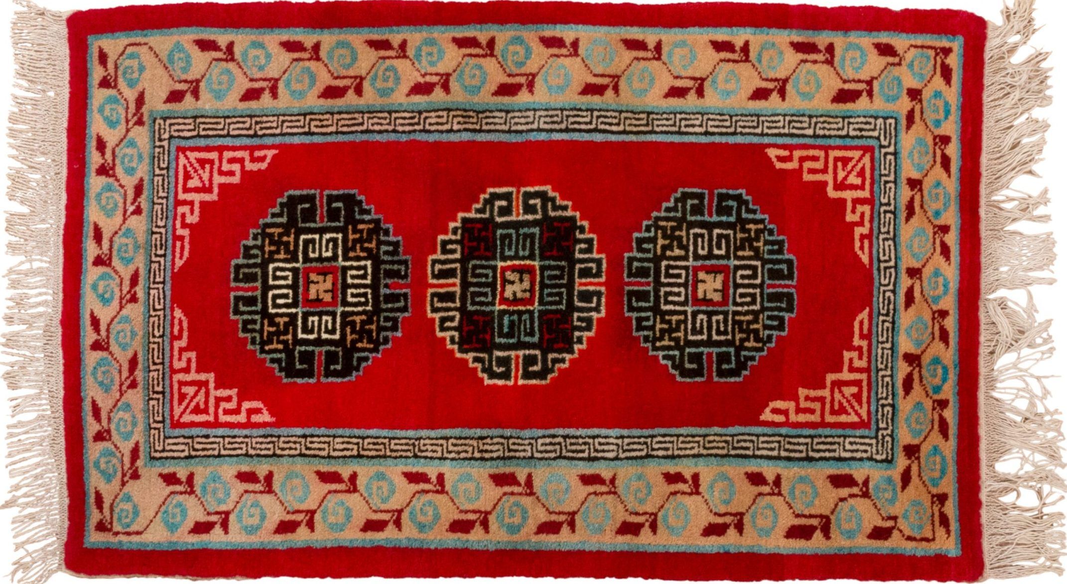 Tappeto Nepal Tibet Antico 140x80cm Alto