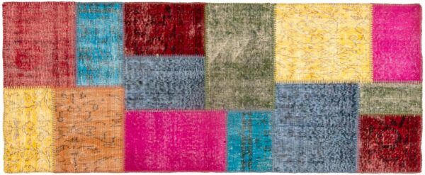 Tappeto Passatoia Patchwork 200x80cm Alto