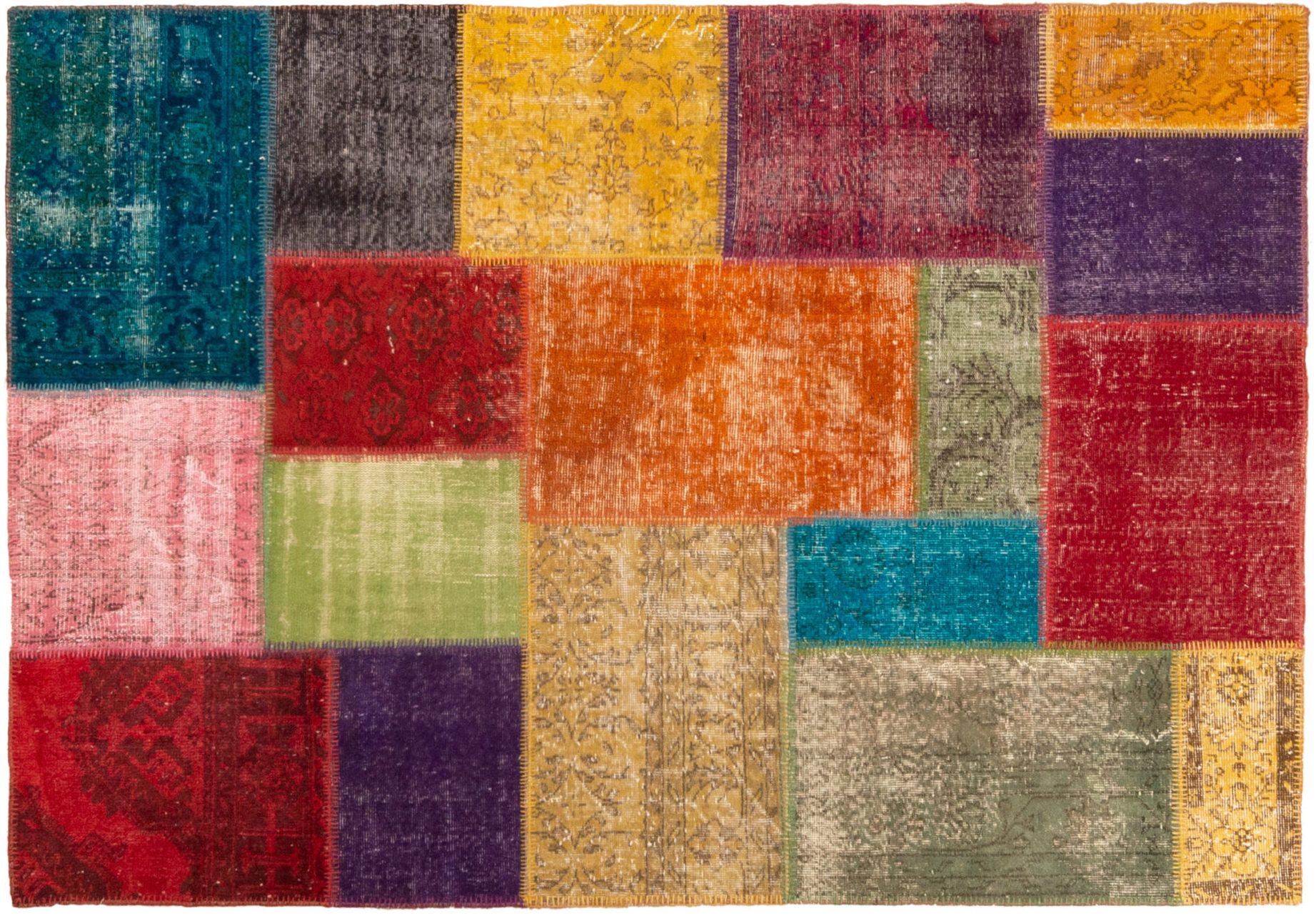 Tappeto Turchia Patchwork 248x173cm Alto