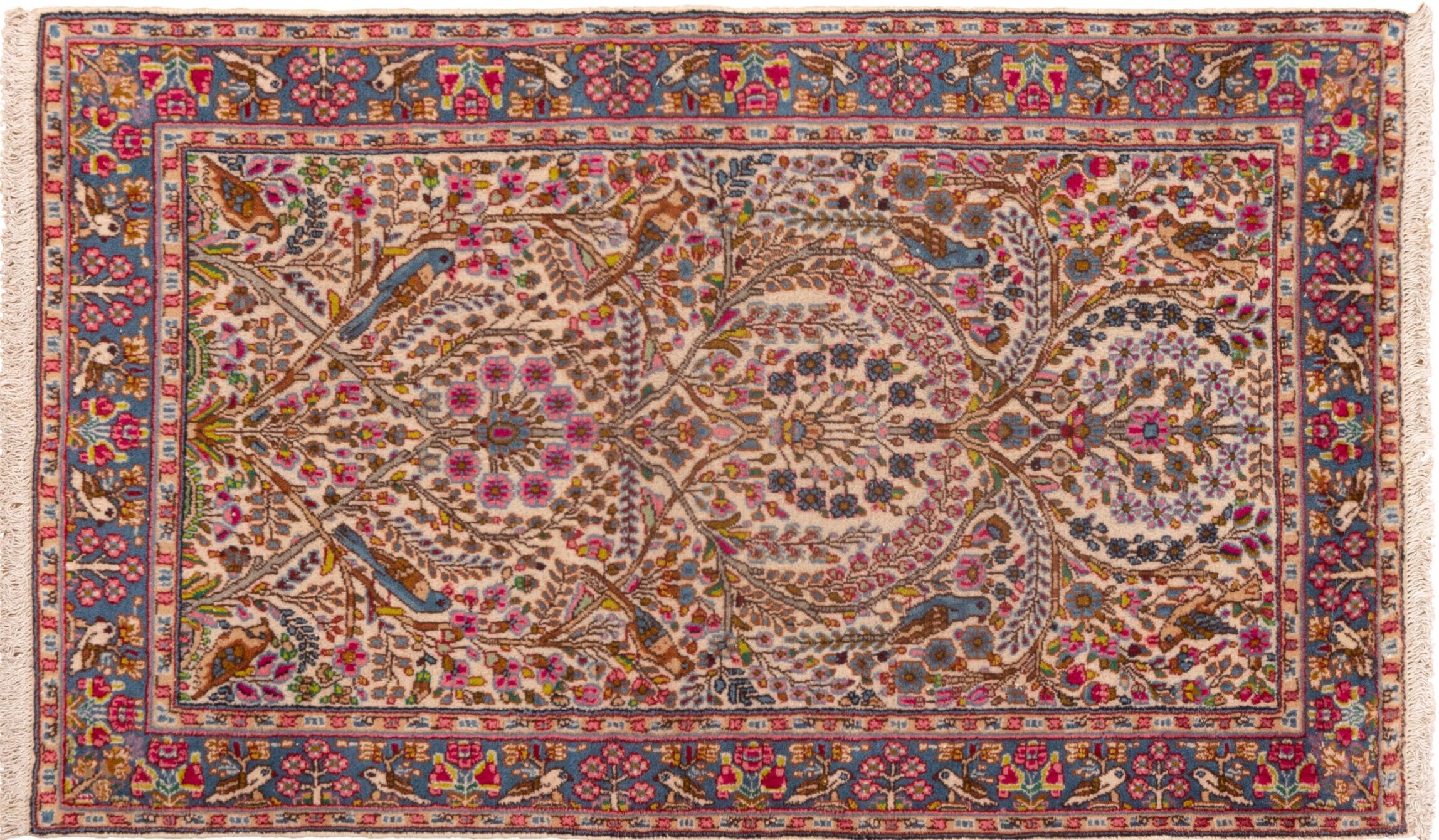 Tappeto Persiano Kerman 147x90cm -Refurbished- Alto