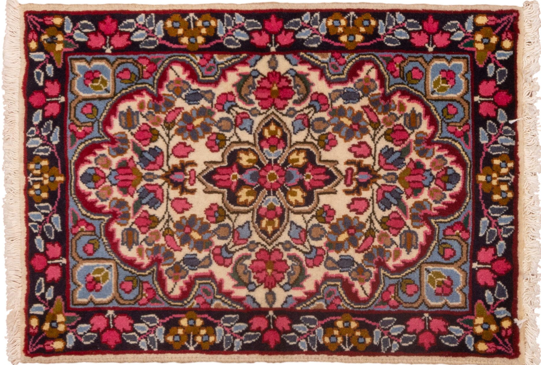 Tappeto Persiano Kerman 90x62cm Alto