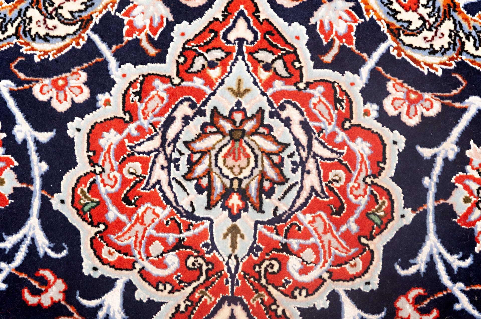 Tappeto Persiano Esfahan 162x113cm Dettaglio