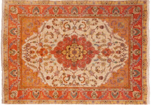 Tappeto Persiano Tabriz 203x146cm -Refurbished- Alto