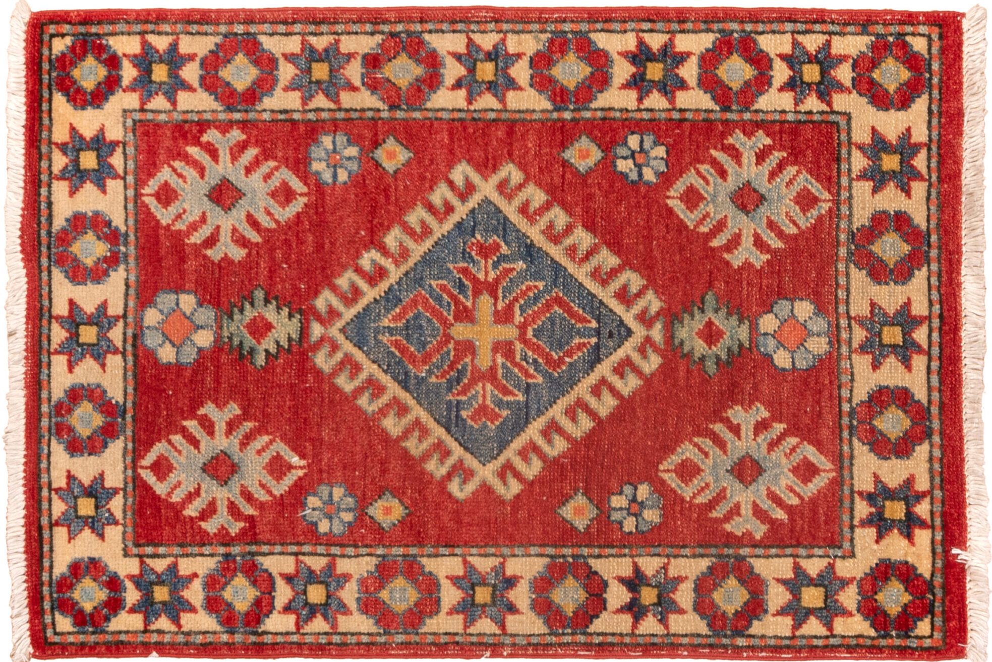 Tappeto Afgano Uzbek 99x66cm- Refurbished-