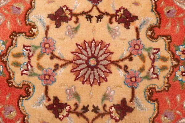 Tappeto Persiano Tabriz 203x146cm -Refurbished- Dettaglio