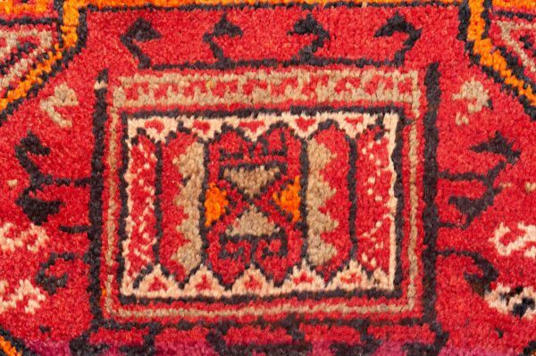 Tappeto Passatoia Anatolia Kurdo Antico 257x82 cm Dettaglio