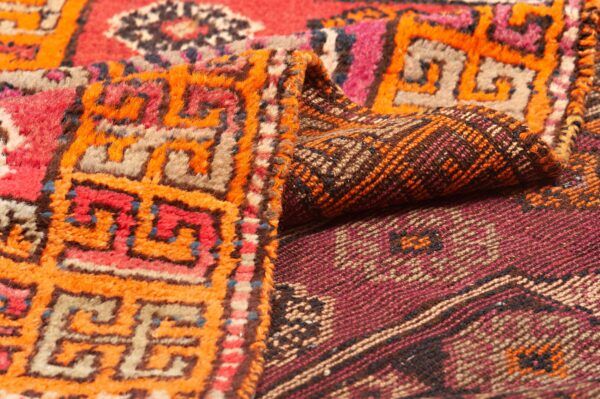 Tappeto Passatoia Anatolia Kurdo Antico 257x82 cm Dettaglio