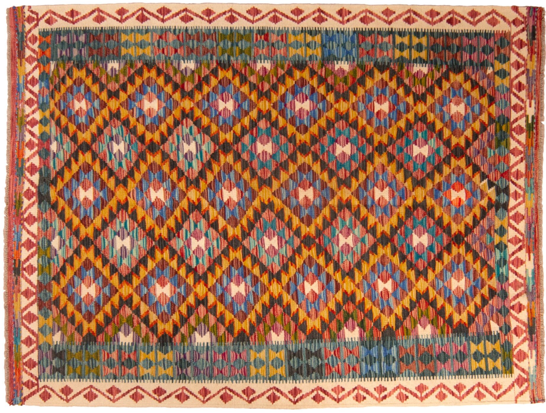 Tappeto Afgano Kilim 201x153 cm Alto