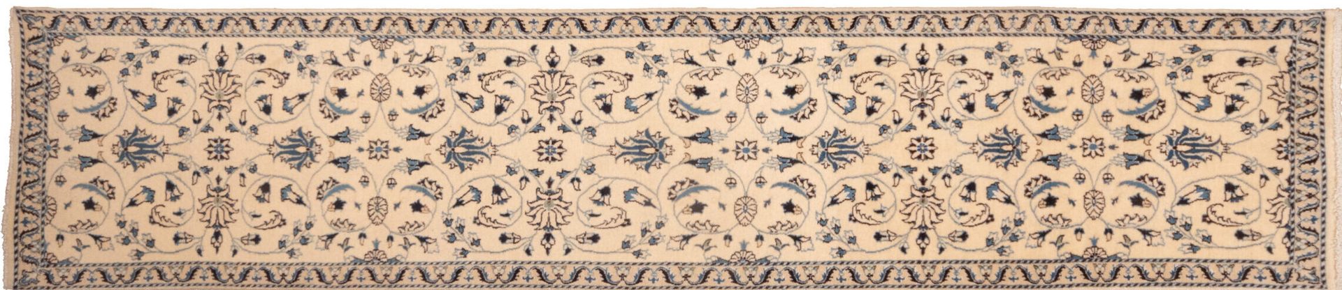 Tappeto Passatoia Persiano Nain 395x84cm Alto