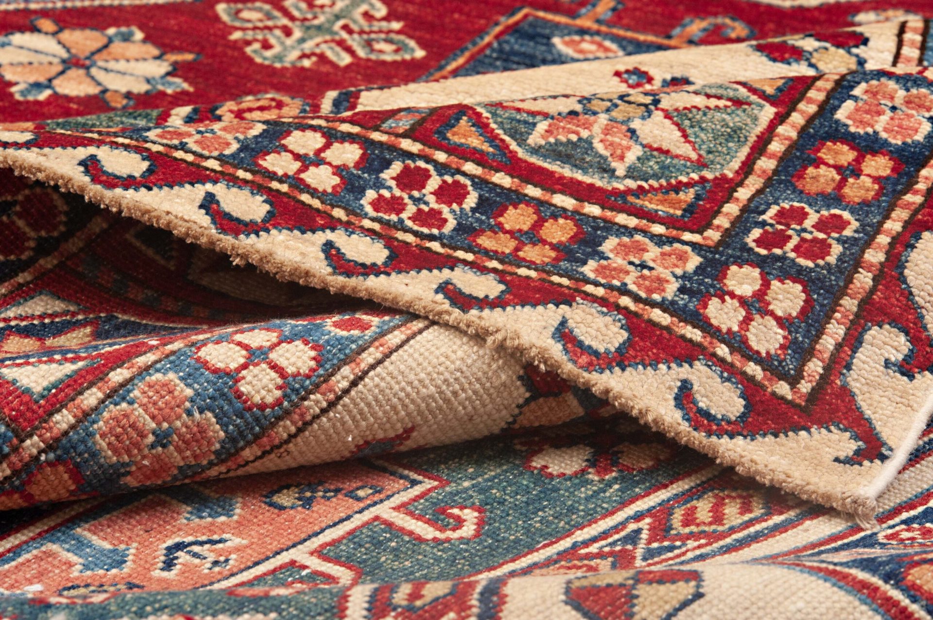 Tappeto Afgano Kazak Super 275x179 cm Dettaglio
