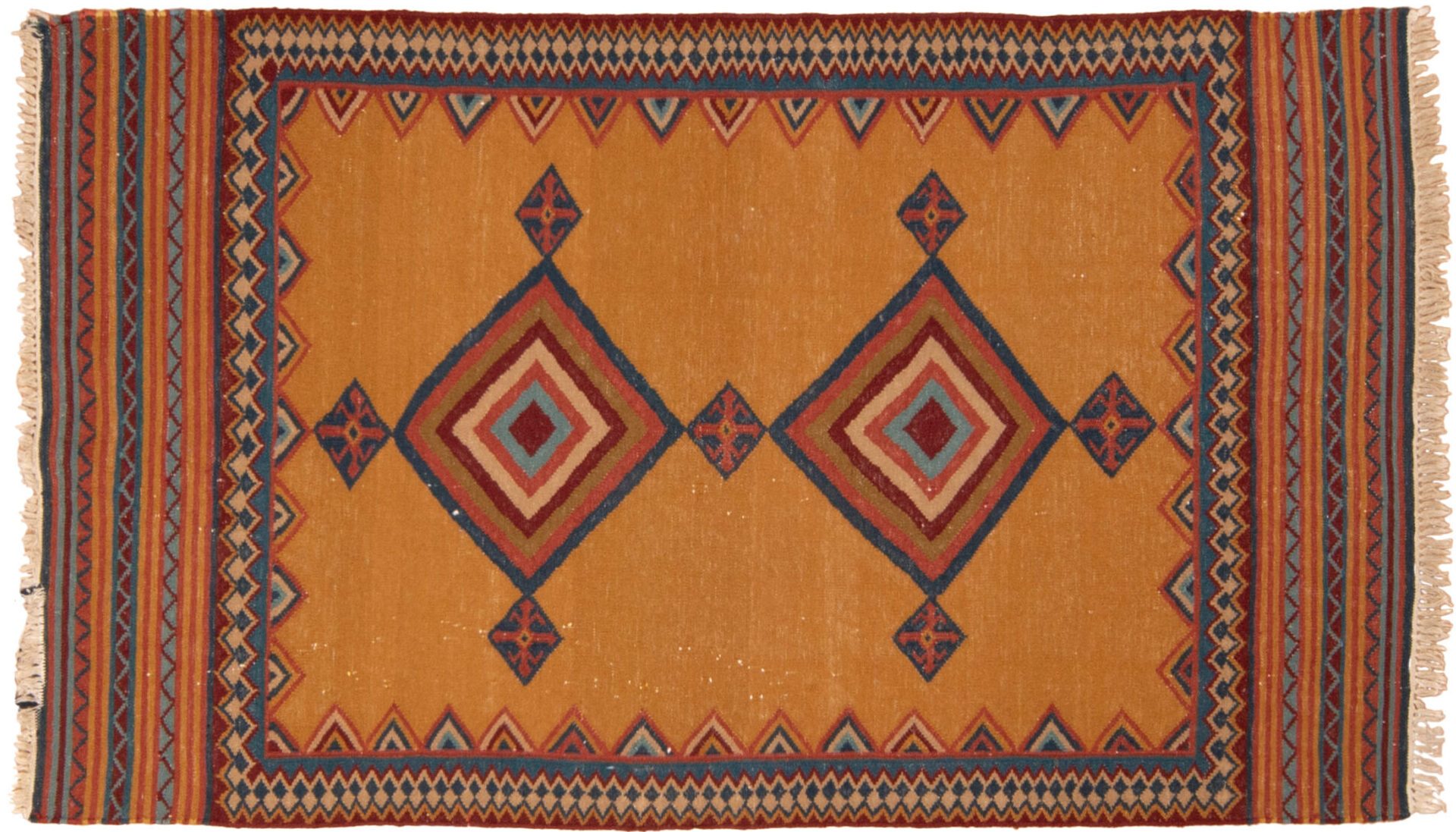 Tappeto Persiano Kilim Qashqai Antico 210x120cm