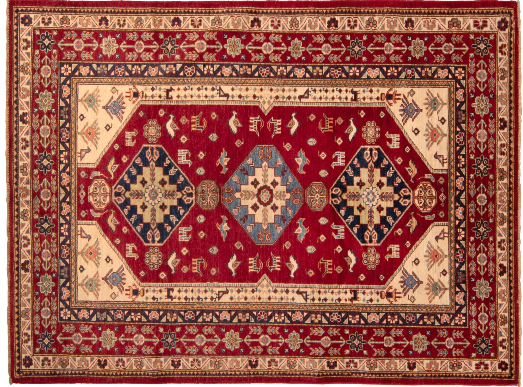 Tappeto Afgano Kazak Super 203x152cm